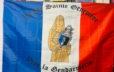 Drapeau Français Sainte Geneviève Gendarmerie