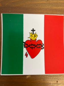 50 Autocollants Italie Sacré Coeur