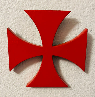 Petite Croix en ardoise peinte à fixer