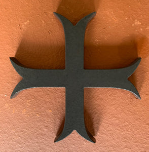 Magnet Croix des Templiers en ardoise