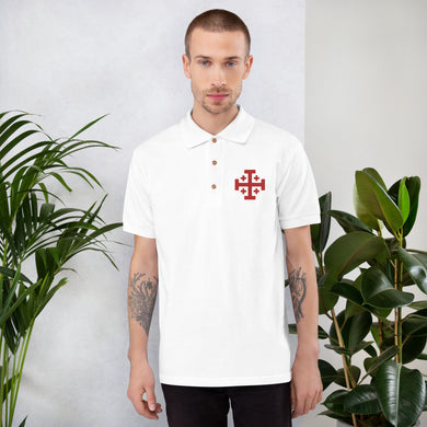 Polo Brodé Croix de Jérusalem