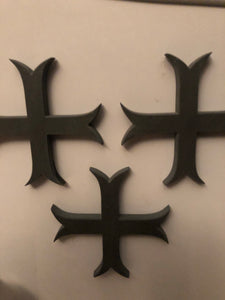 Magnet Croix des Templiers en ardoise