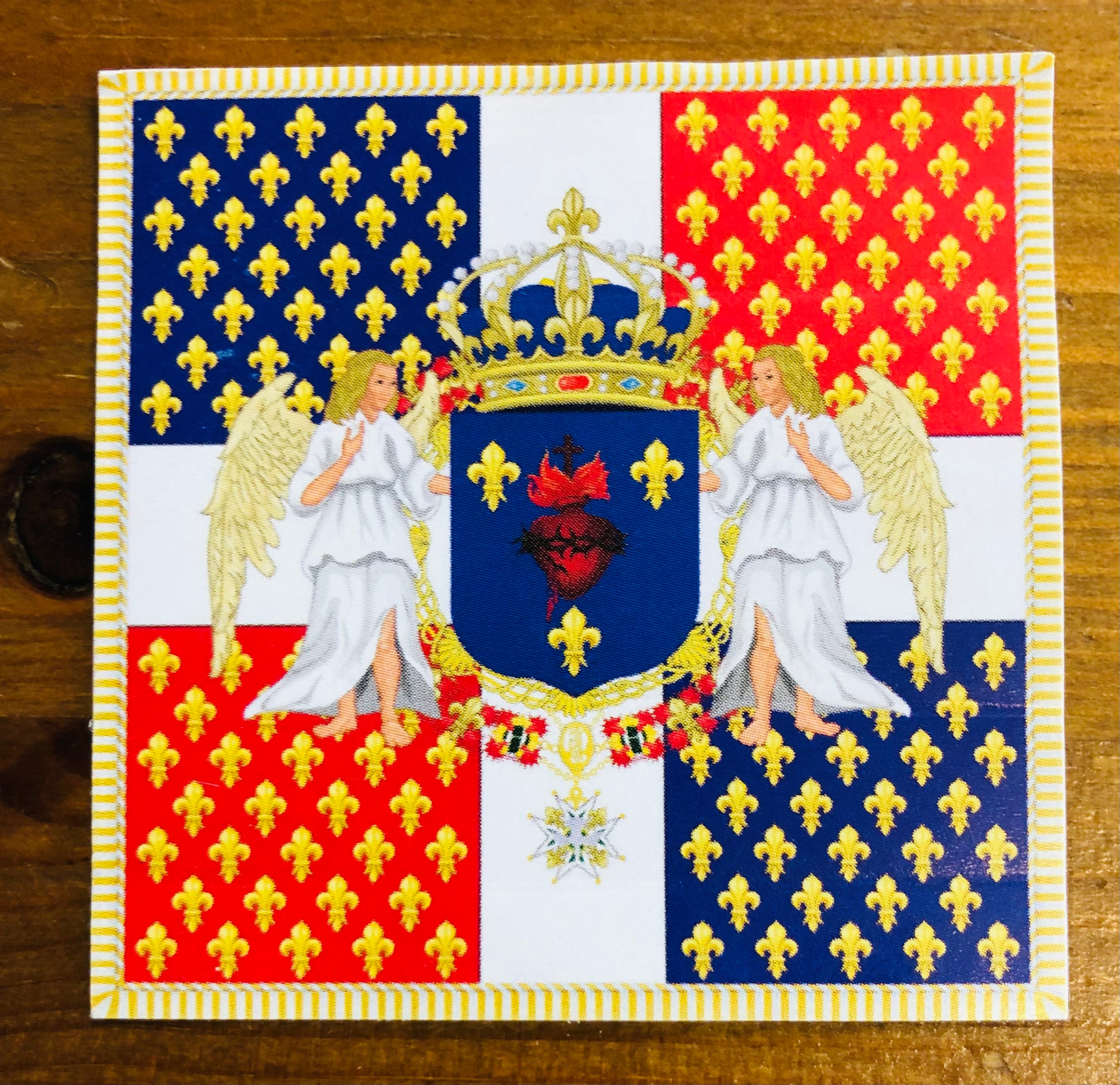 Autocollant Anges Sacré Coeur